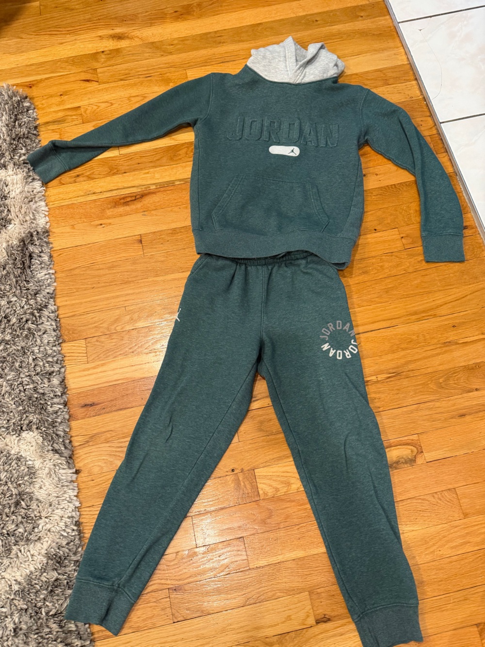 Jordan Kids Teal Green Jogger Sweatpants